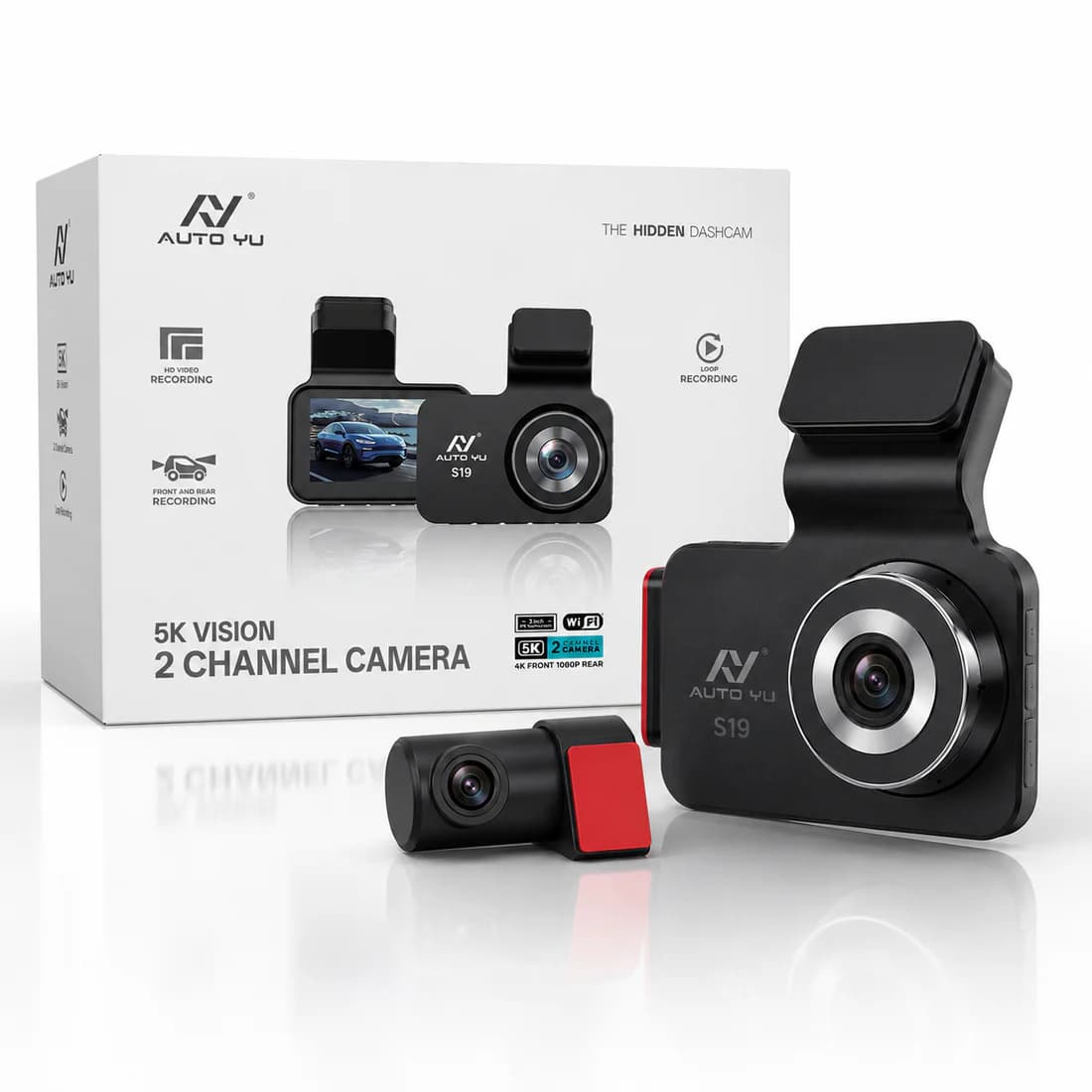 5k Dual Dash Camera For All Cars | 2-channel Front & Rear Vehicle Recorder With G-sensor - 1 5k Dual Dash Camera For All Cars | 2-channel Front & Rear Vehicle Recorder With G-sensor - 1
